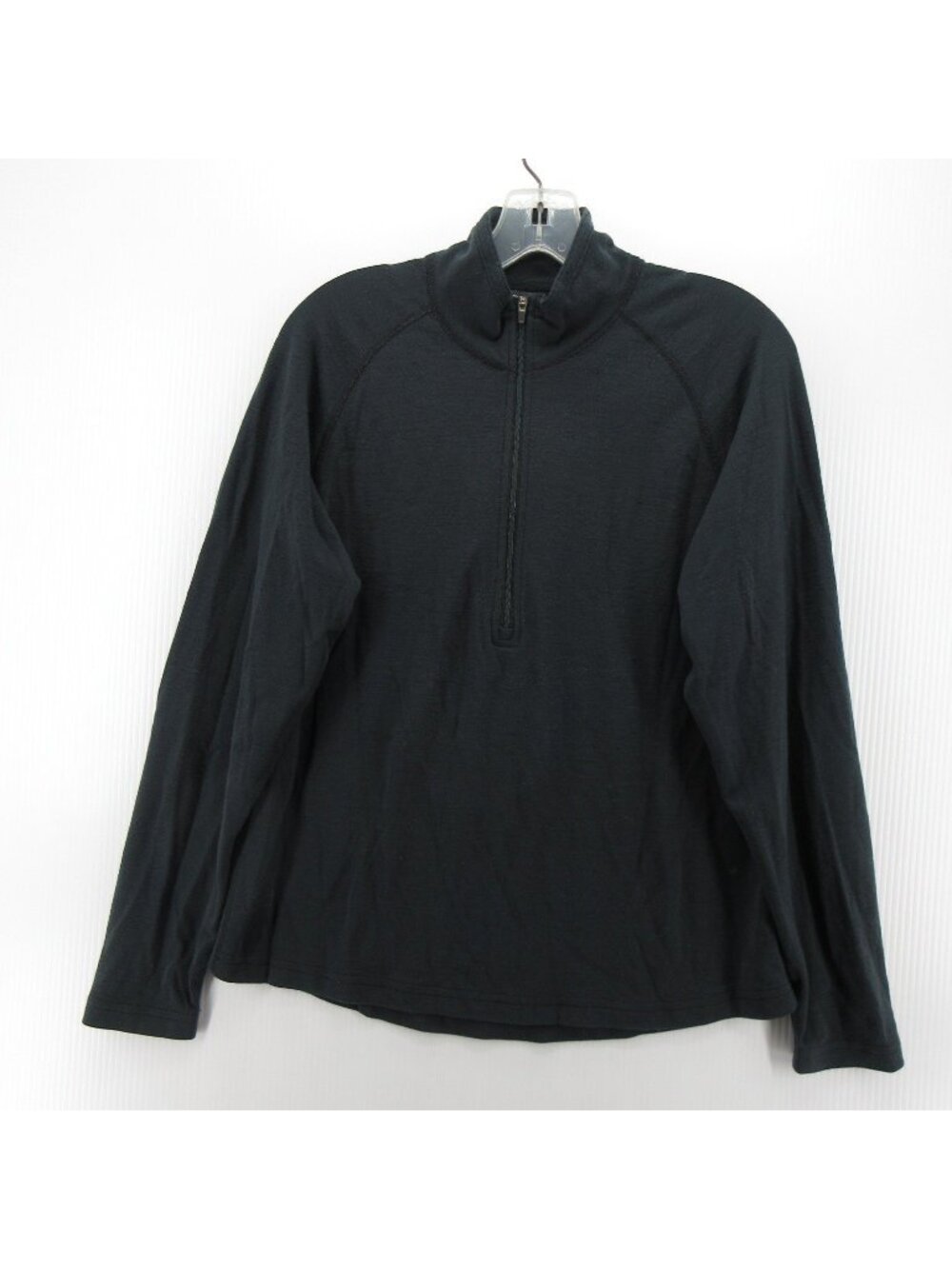Ibex Sweater Large (M) Superwash Merino Wool 1/4 Zip Pullover USA